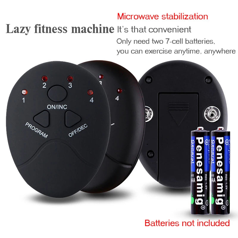 Electric EMS Muscle Stimulator for Abdomen, Buttocks & Arms | Slimming & Pain Relief Trainer