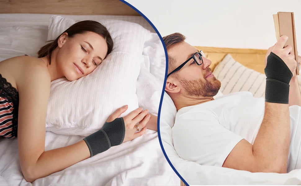 1PC Adjustable Wrist Wrap – Carpal Tunnel Relief & Thumb Support Brace for Sports and Joint Pain