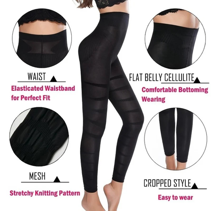 Sculpted Fit High Waist Leggings – Seamless Tummy Control & Push-Up Design
