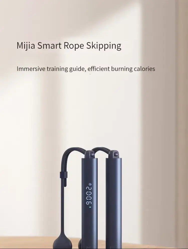 Xiaomi Mijia Smart Skipping Jump Rope with Digital Counter & Mi Fitness App | Adjustable Length & Calorie Tracking