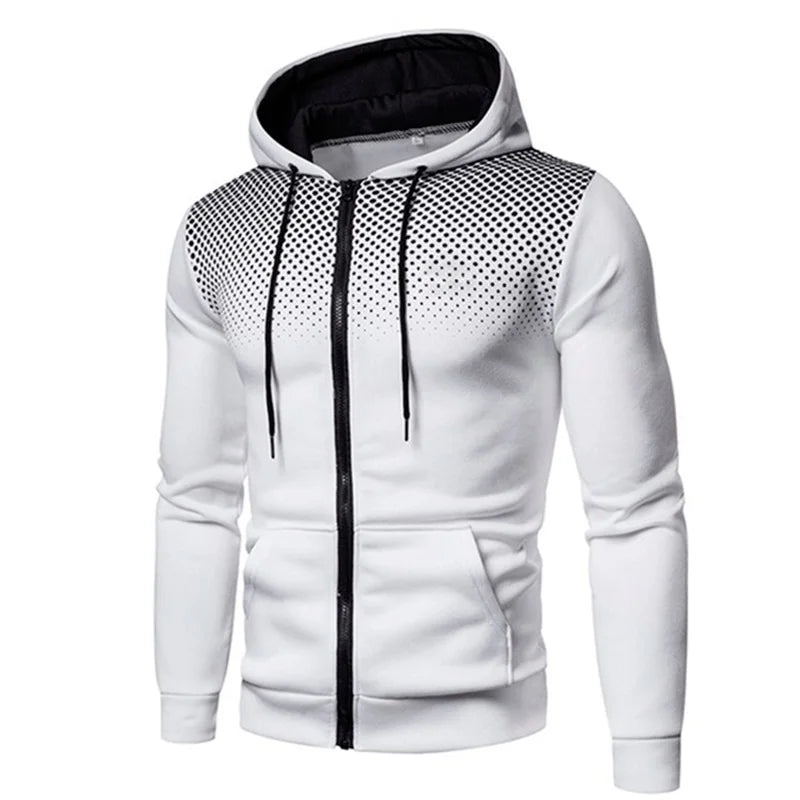 Men’s Slim-Fit Polka-Dot Zip-Up Hoodie – Sporty, Casual & Lightweight  Why it works: Clear, concise, and keyword-rich. “Polka-Dot,” “Zip-Up Hoodie,” “Slim-Fit,” and usage cues like “Sporty” all help improve visibility and relevance.
