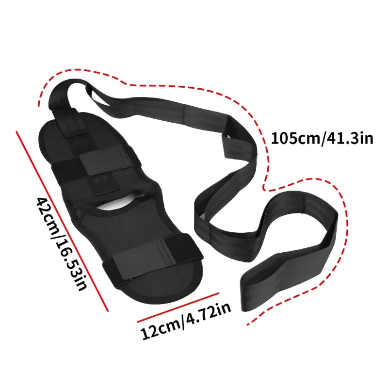 Leg Stretching Strap | Fitness Yoga Flexibility Band for Muscle Relaxation & Rehabilitation