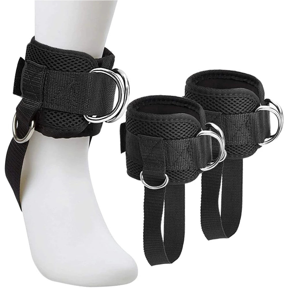 Ankle Strap for Cable Machine Kickbacks, Glute & Leg Workout, Hip Abductor Training, Adjustable Gym Cuffs