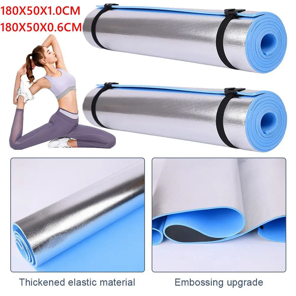 10mm Yoga Mat Non-Slip EVA Comfort Foam | Thick Exercise & Pilates Mat for Home, Gym & Outdoor