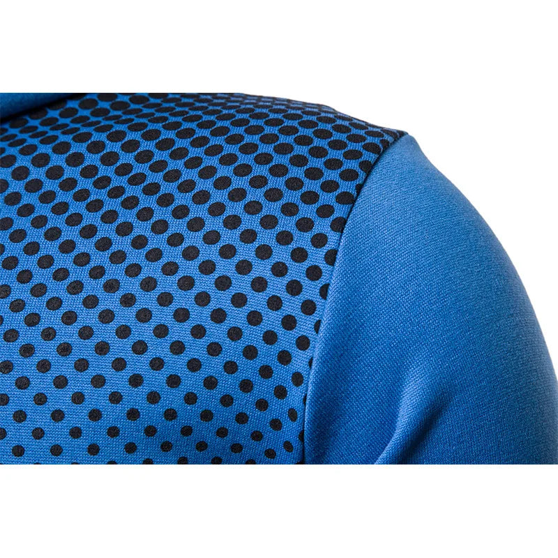 Men’s Slim-Fit Polka-Dot Zip-Up Hoodie – Sporty, Casual & Lightweight  Why it works: Clear, concise, and keyword-rich. “Polka-Dot,” “Zip-Up Hoodie,” “Slim-Fit,” and usage cues like “Sporty” all help improve visibility and relevance.
