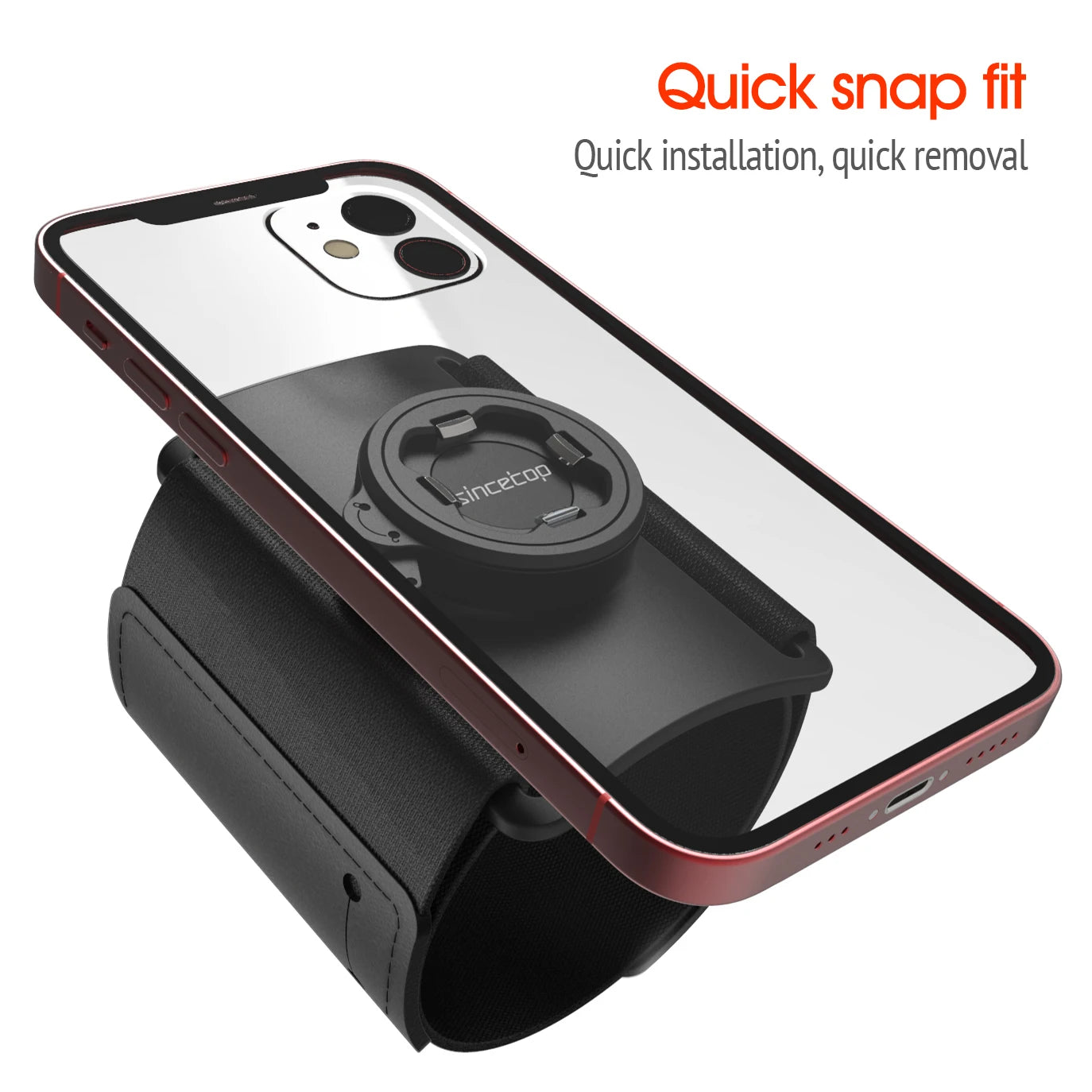 Sports Armband Phone Mount – Adjustable Running Arm Strap for iPhone & Android
