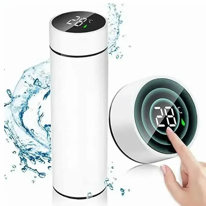 500ml Smart Thermos Bottle with Digital Temperature Display – 304 Stainless Steel