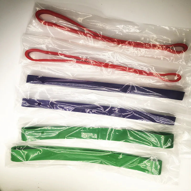 Latex Tube Resistance Bands – Short Mini Thick Circle, Door Anchor Assist, Fitness Pull Rope for Strength Training & Home Workouts