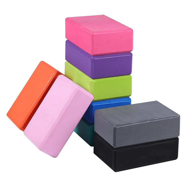EVA Yoga Block – High Density Foam Brick for Training, Pilates, Stretching & Fitness Support