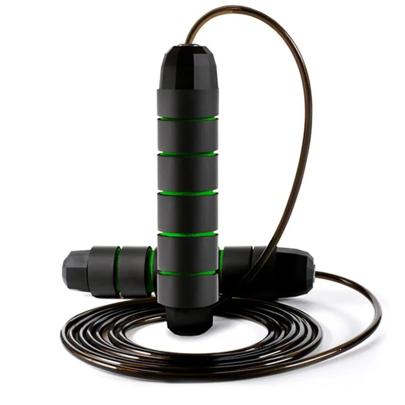 Steel Wire Skipping Rope with Bearings | Adjustable Speed Jump Rope for Fitness & Weight Loss