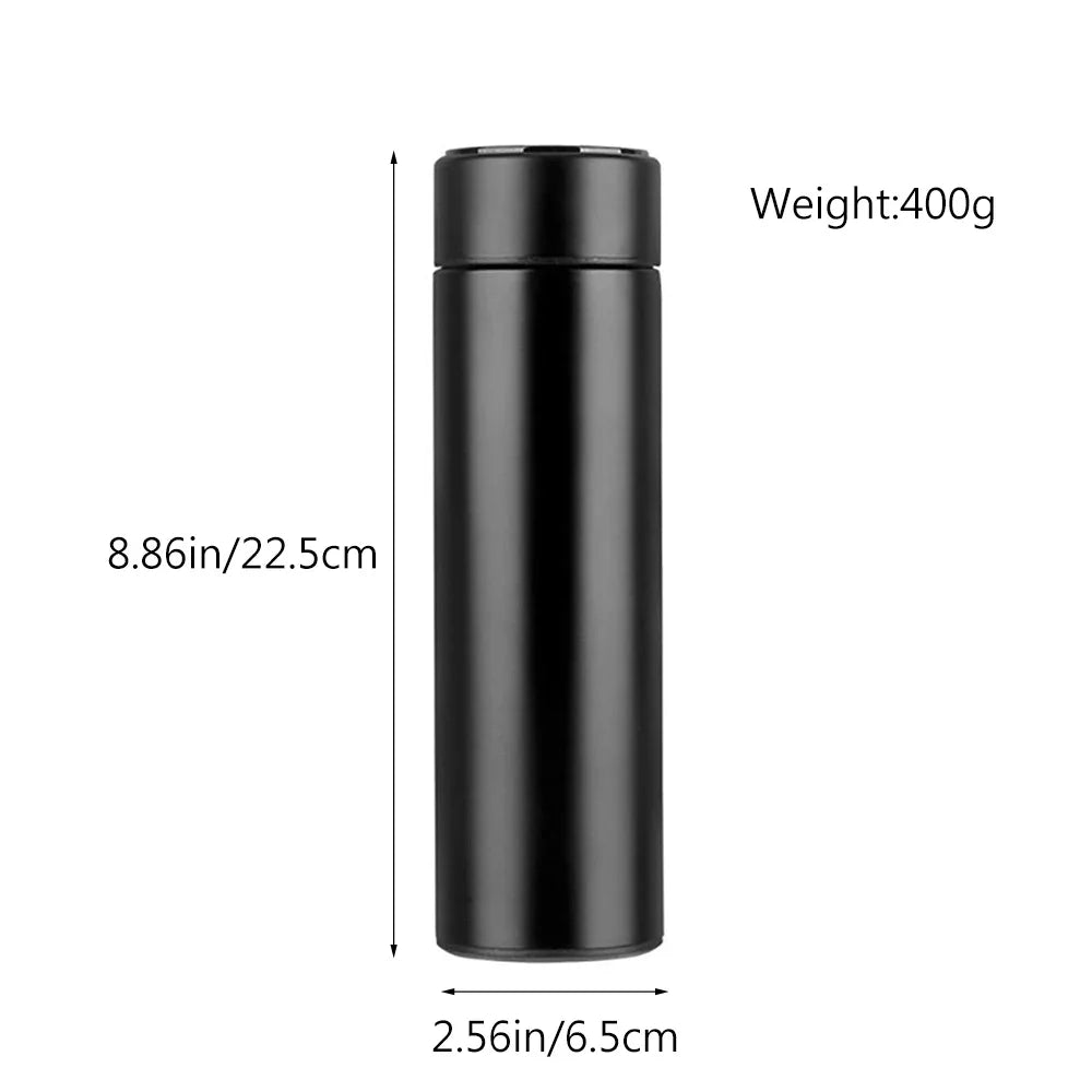 500ml Smart Thermos Bottle with Digital Temperature Display – 304 Stainless Steel