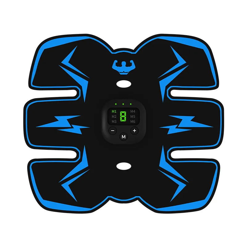 USB Rechargeable EMS Muscle Stimulator – Electric Abdominal & Arm Trainer, Pain Relief & Fitness Massager
