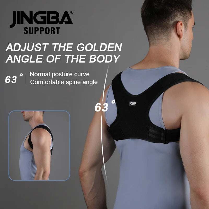 Adjustable Posture Corrector – Back & Shoulder Support Brace | Spine Alignment, Clavicle & Upper Back Relief for Men & Women