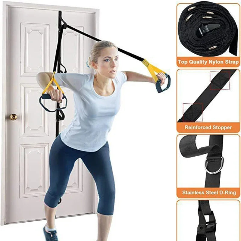 Upgraded Door Anchor Strap for Resistance Bands – Heavy-Duty Gym Attachment for Home Workouts & Strength Training