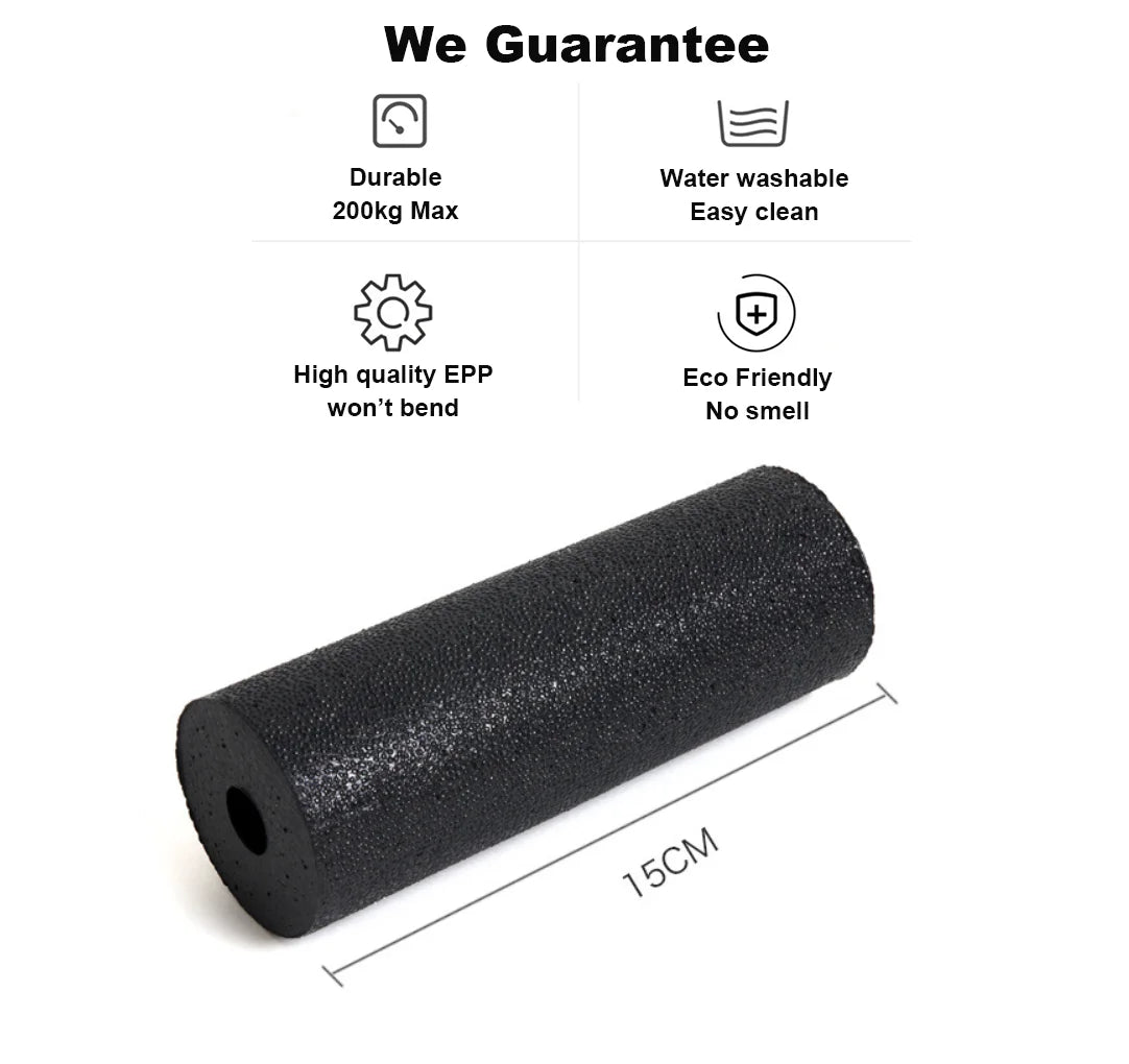 Mini Foam Roller – High Density EPP Massage Roller for Yoga, Pain Relief & Muscle Recovery