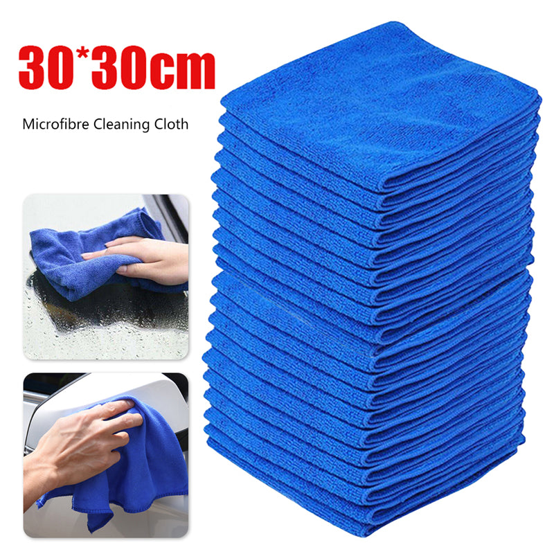 "1–20pcs Microfiber Cleaning Towels – Car Wash, Drying & Household Quick-Dry Cloths"
