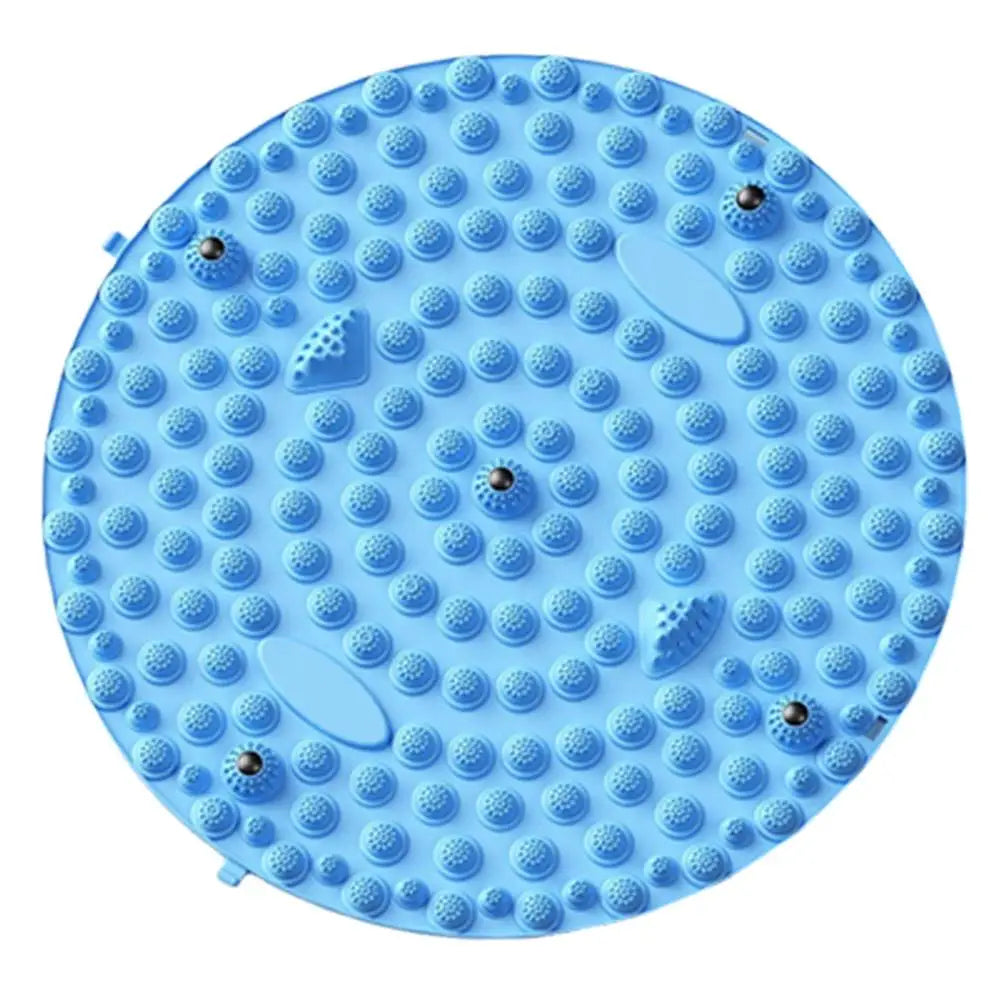 Foot Yoga Acupressure Massage Mat – Round Reflexology Board for Foot Pain Relief, Muscle Relaxation & Yoga Fitness