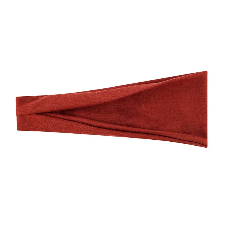 Women’s Solid Turban Headband – Elastic Yoga Hairband, Fashion & Makeup Styling