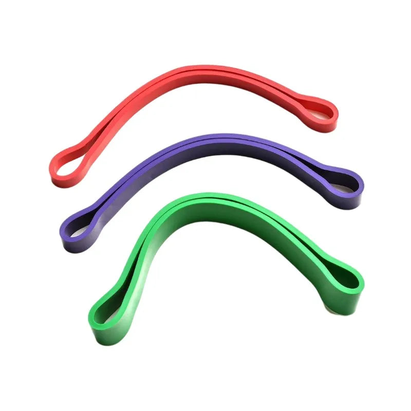 Latex Tube Resistance Bands – Short Mini Thick Circle, Door Anchor Assist, Fitness Pull Rope for Strength Training & Home Workouts