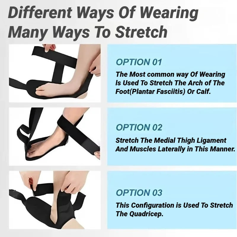 Leg Stretching Strap | Fitness Yoga Flexibility Band for Muscle Relaxation & Rehabilitation