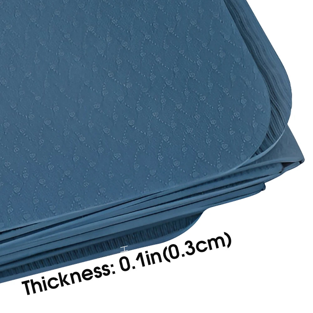 TPE Yoga Mat | Foldable Non-Slip Pilates & Meditation Mat | Lightweight & Shock Absorbing