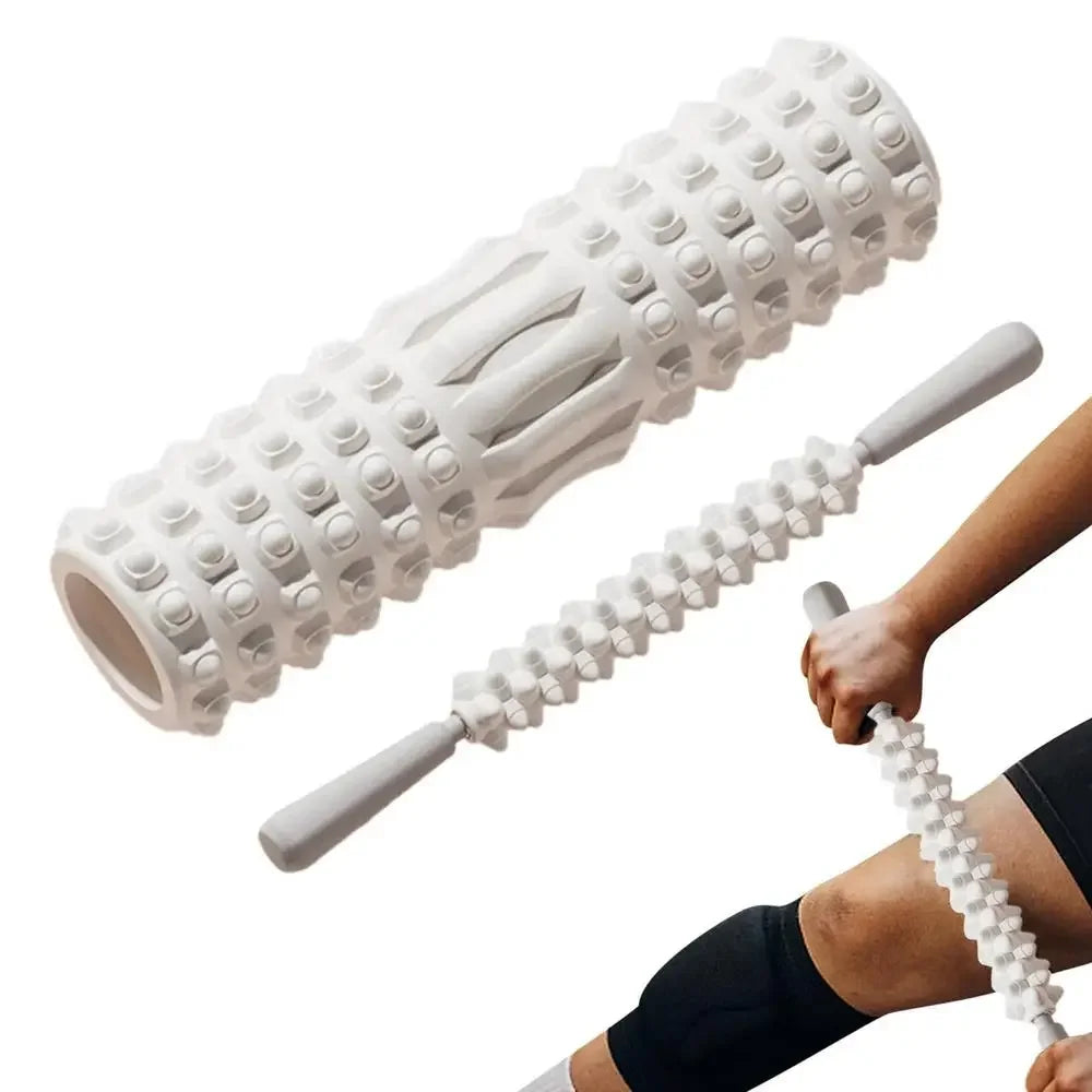 Yoga Foam Roller for Fitness, Pilates & Back Muscle Massage – Stretching & Recovery Tool