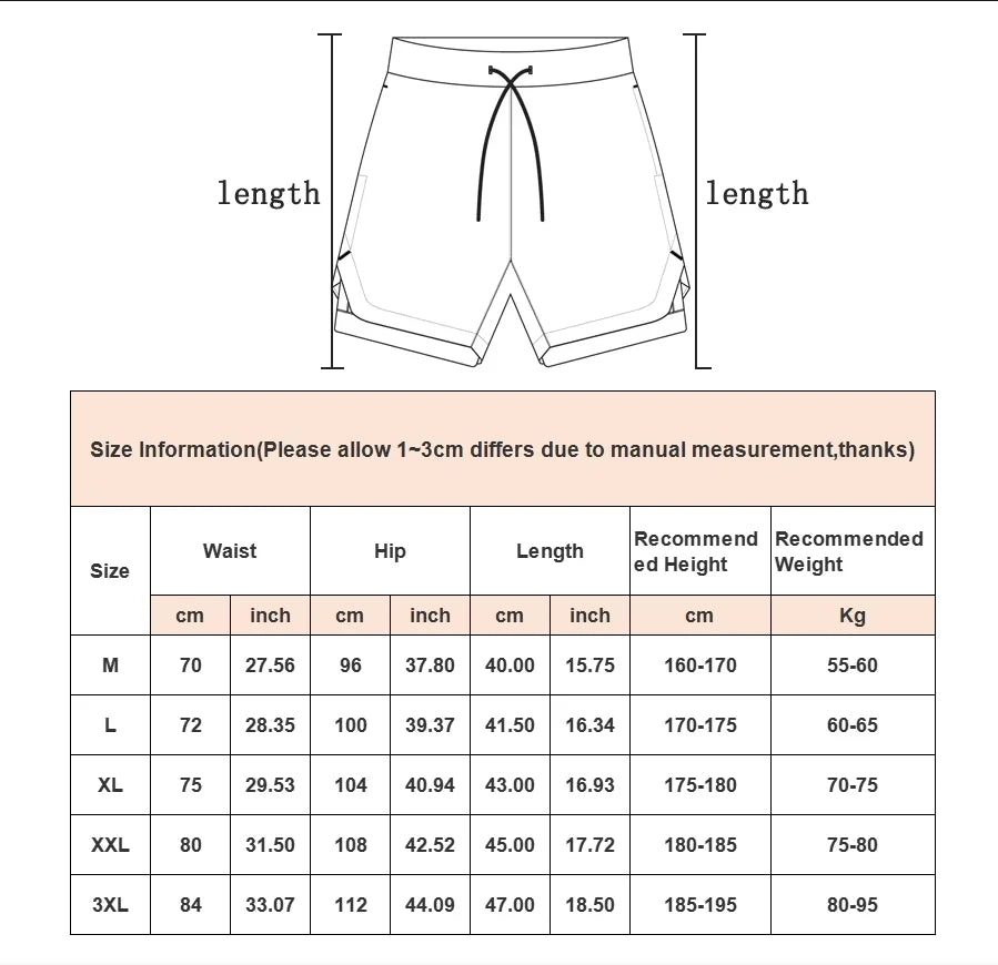 Men’s Gym Shorts – Running & Workout Shorts with Liner, Phone Pockets & Towel Loop – Quick Dry, Lightweight Athletic Training Shorts