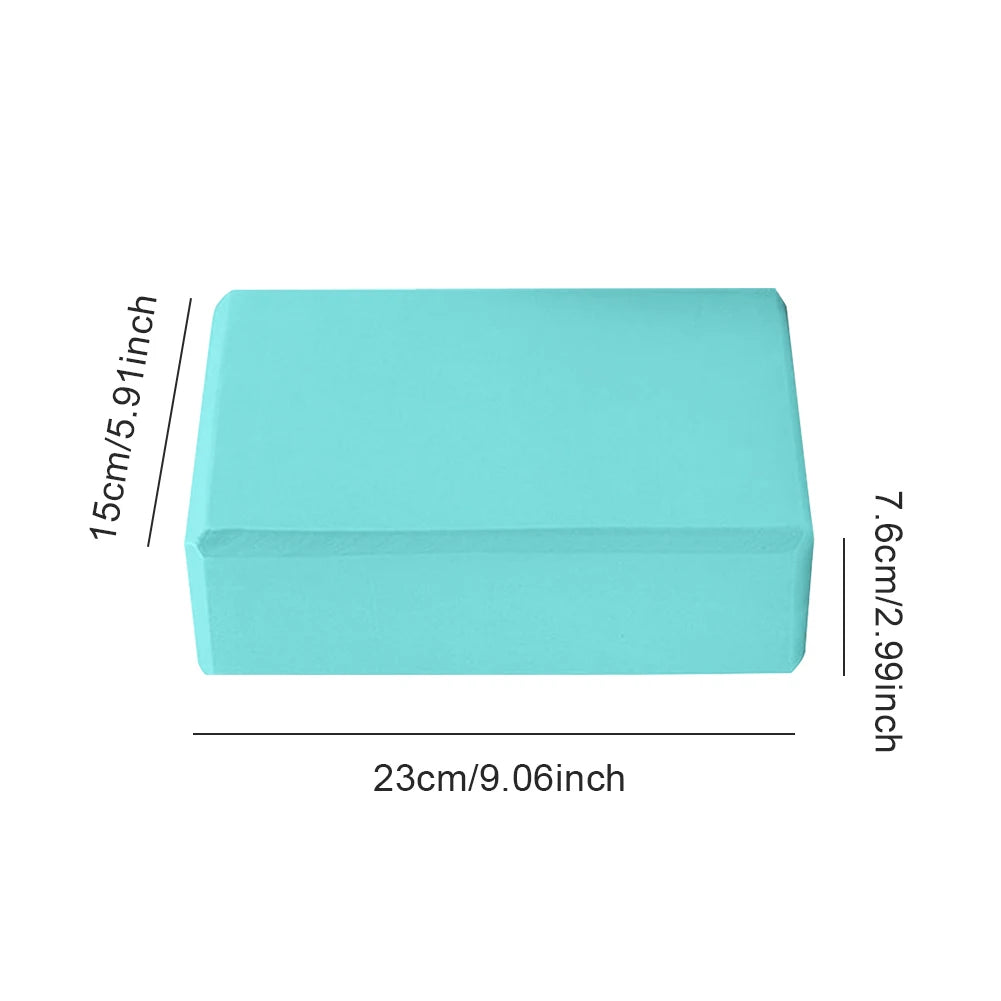 Colored EVA Yoga Block – Non-Slip, High Density, Moisture-Proof Foam Brick for Fitness, Pilates & Body Shaping