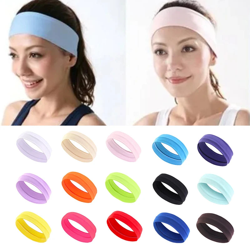 Women’s Slim Sports Headband – Breathable Elastic Yoga & Fitness Band