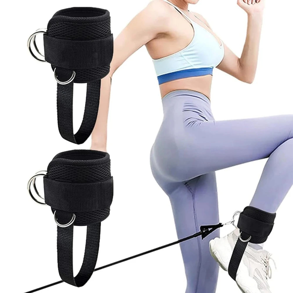 Ankle Strap for Cable Machine Kickbacks, Glute & Leg Workout, Hip Abductor Training, Adjustable Gym Cuffs