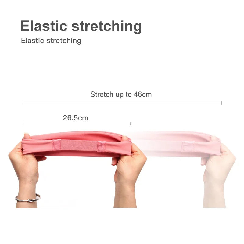Breathable Non-Slip Sports Headband – Moisture-Wicking Unisex Workout Sweatband