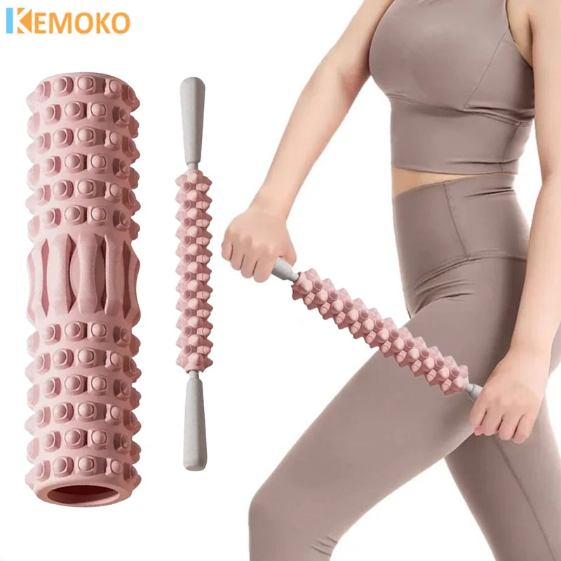 Yoga Foam Roller for Fitness, Pilates & Back Muscle Massage – Stretching & Recovery Tool
