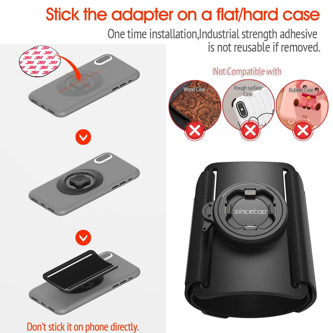 Sports Armband Phone Mount – Adjustable Running Arm Strap for iPhone & Android