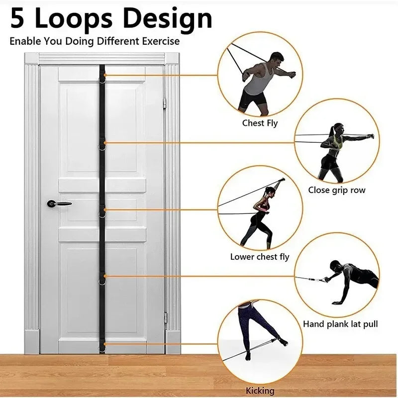 Upgraded Door Anchor Strap for Resistance Bands – Heavy-Duty Gym Attachment for Home Workouts & Strength Training