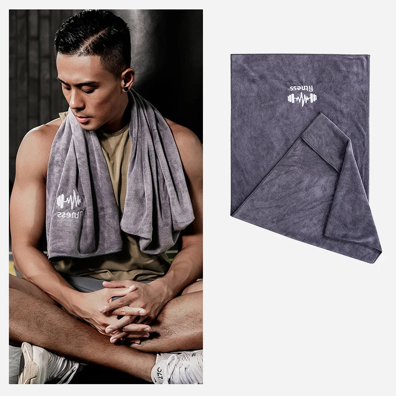 Quick-Dry Fitness Towel – Multifunctional Gym, Sports & Swimming Microfiber Towel