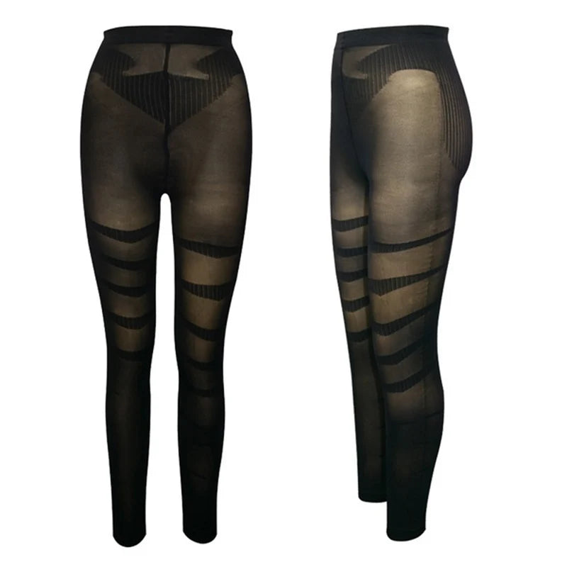 Sculpted Fit High Waist Leggings – Seamless Tummy Control & Push-Up Design