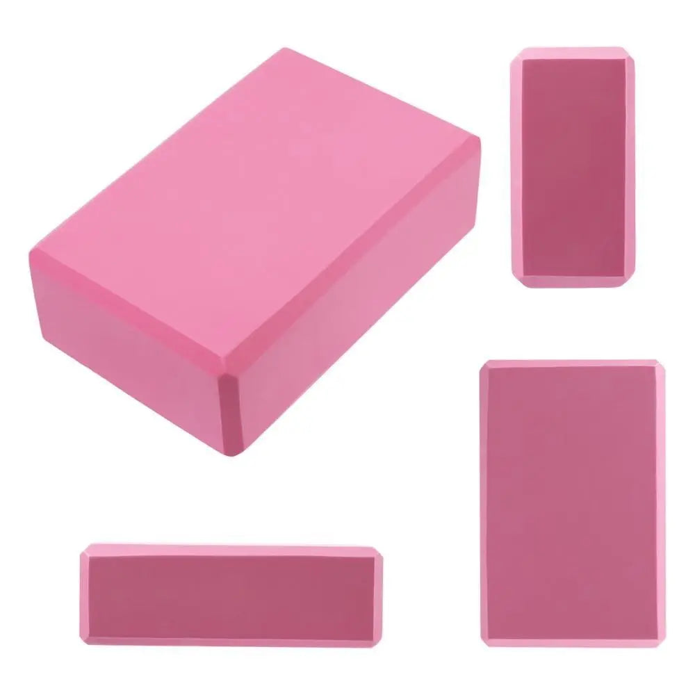 Colored EVA Yoga Block – Non-Slip Foam Yoga Brick for Pilates, Stretching & Fitness Training