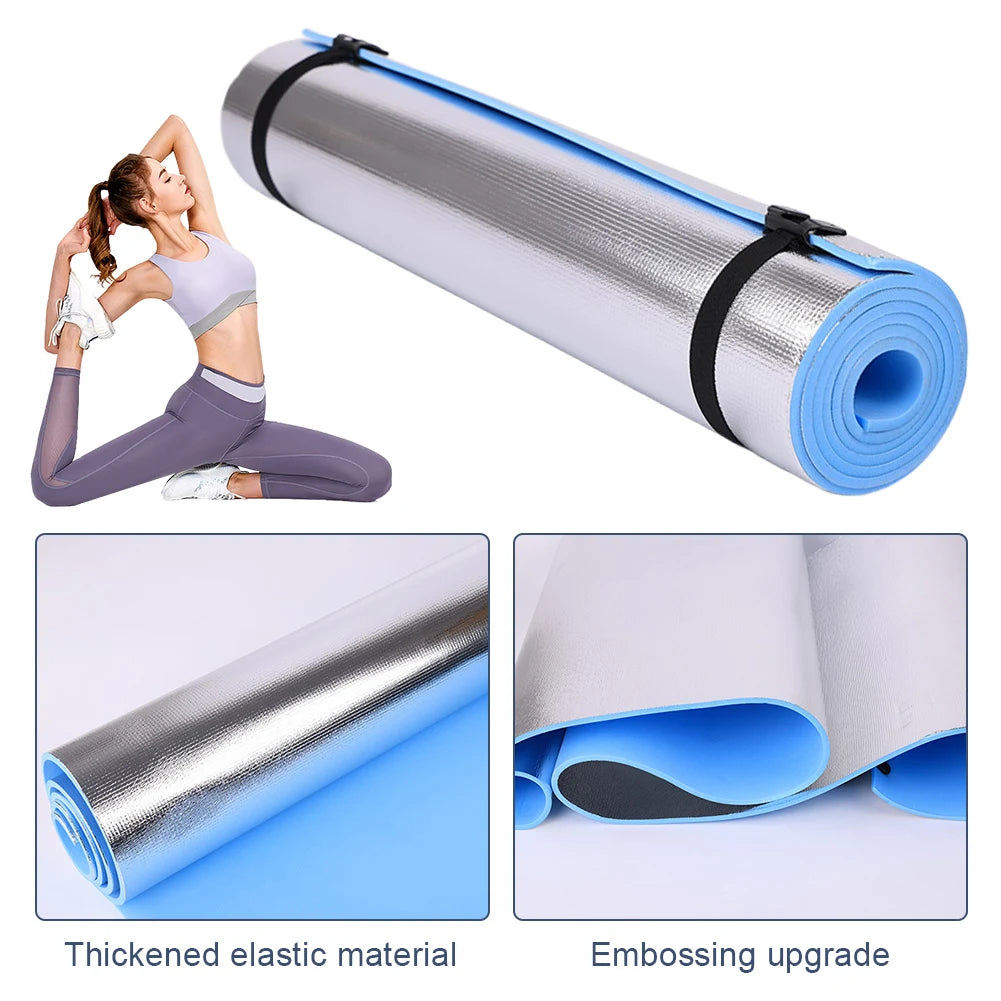 10mm Yoga Mat Non-Slip EVA Comfort Foam | Thick Exercise & Pilates Mat for Home, Gym & Outdoor