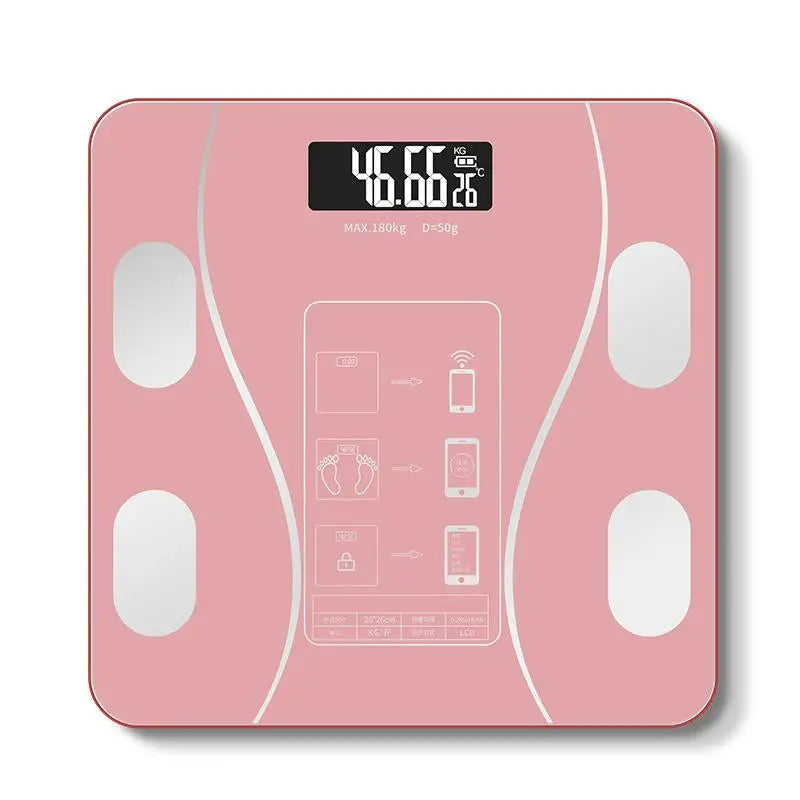 Smart Body Fat Scale – Wireless Digital Bathroom Weight Scale with Body Composition Analyzer & Bluetooth App Sync
