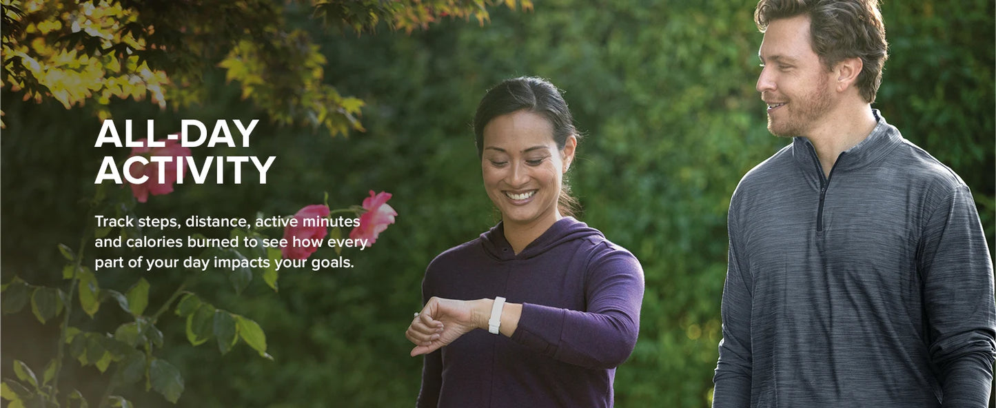 Fitbit Inspire HR – Health & Fitness Tracker with 24/7 Heart Rate, Sleep & Swim Tracking, Waterproof Smart Band