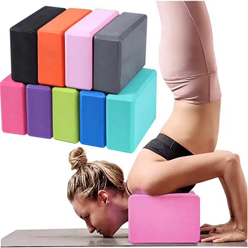 EVA Yoga Block – High Density Foam Brick for Training, Pilates, Stretching & Fitness Support