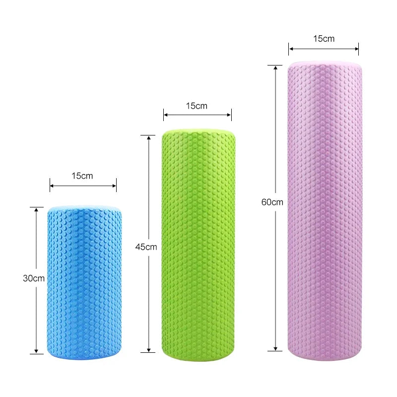 Yoga Foam Roller – High Density EVA Massage Roller for Pilates, Yoga & Muscle Recovery