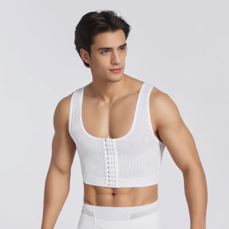 Men's Compression Shirt - Chest & Abdomen Shaper Vest