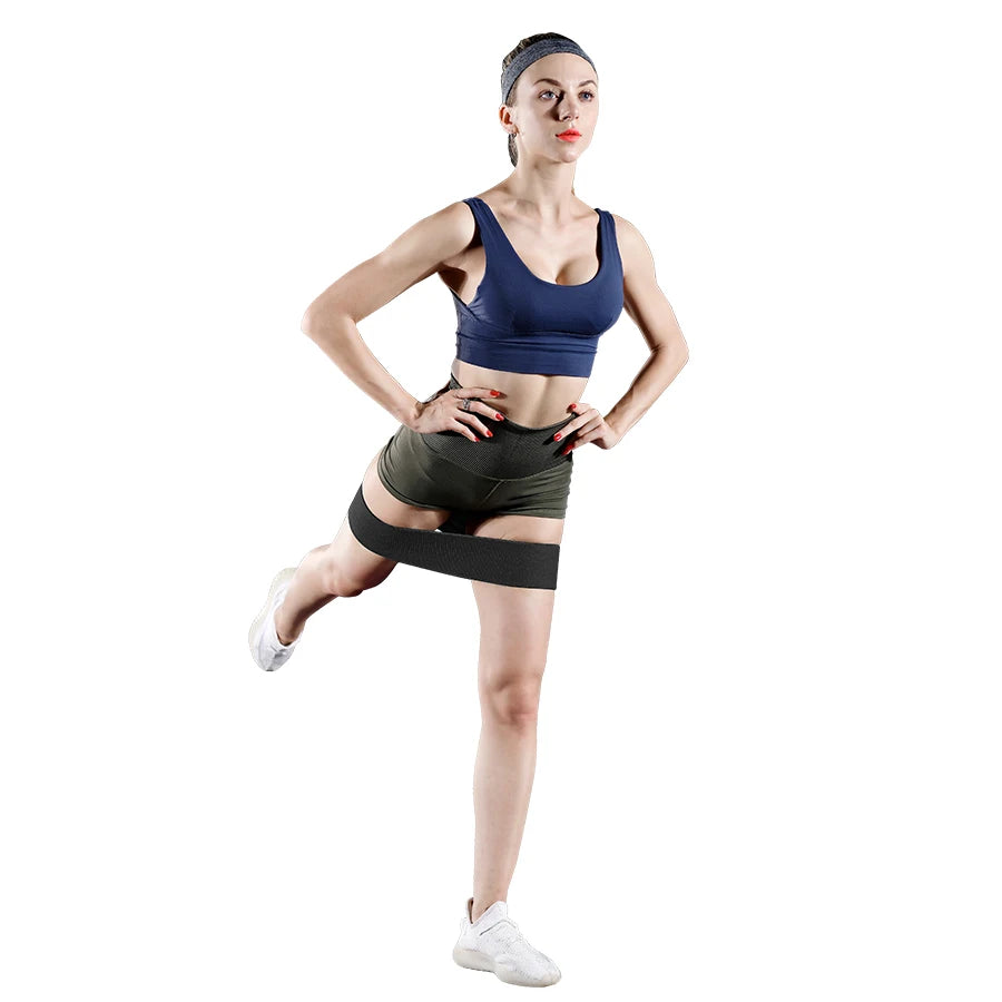 Booty Bands Set – 3 Resistance Levels (Light/Medium/Heavy) | Non-Slip Fabric Glute Bands for Workout & Fitness