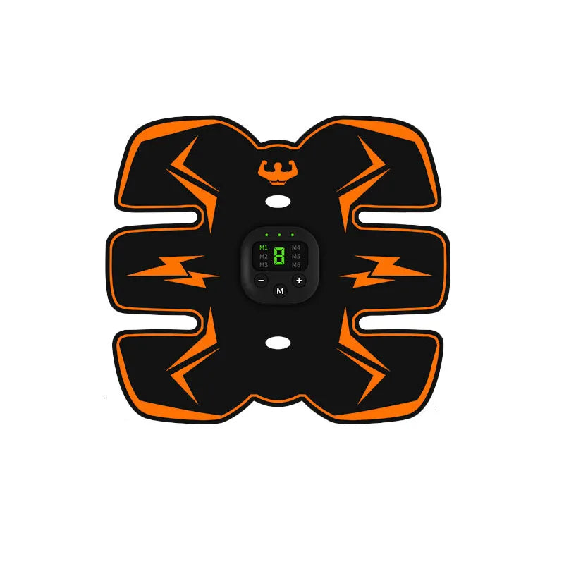USB Rechargeable EMS Muscle Stimulator – Electric Abdominal & Arm Trainer, Pain Relief & Fitness Massager