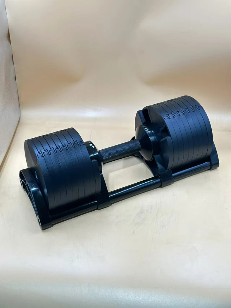 Adjustable Dumbbell Set – 2nd Generation Round Weights, 24kg/36kg, 2kg Increment, Home & Gym Fitness