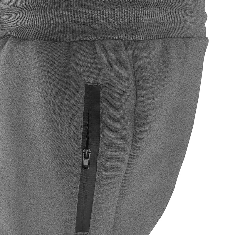 Men's Zippered Joggers – Slim Fit Sweatpants for Workout & Running