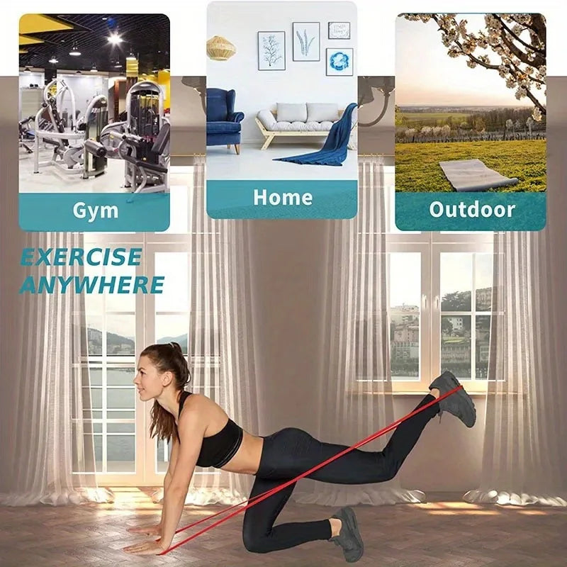 Resistance Band Set – Heavy-Duty Pull Up Assistance Bands for Strength Training, CrossFit, Powerlifting & Physical Therapy