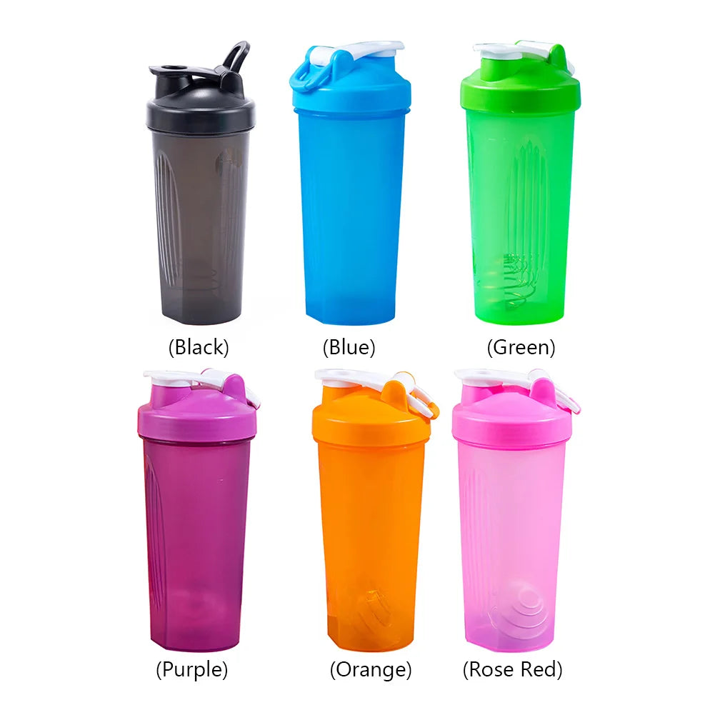 600ml Portable Protein Shaker Bottle – Leak Proof Sports Mixing Cup for Gym & Fitness Training