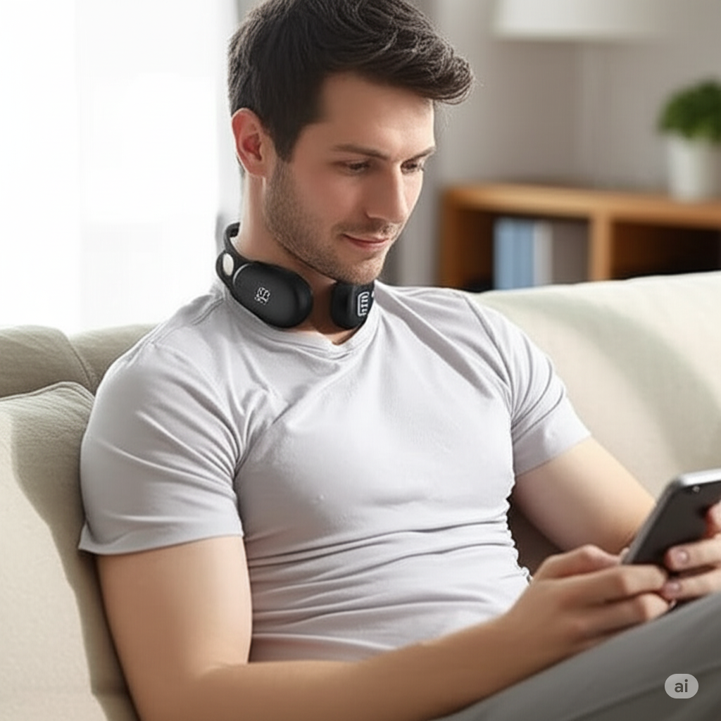 Smart Posture Corrector with Vibration Reminder, LCD Display & Real-Time Monitoring – Back & Neck Support